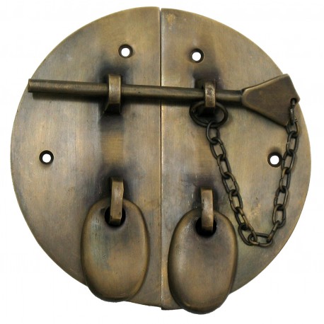Gado Gado HLA1030 Round Latch w/ Chain and Oval Grips