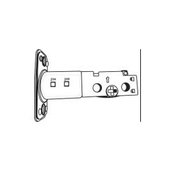 Cal-Royal ED500ADJ Round Corner Adjustable Latch Bolt