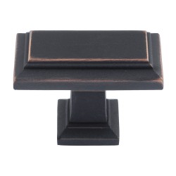 Atlas 290 Sutton Place Rectangle Cabinet Knob, 1-7/16"