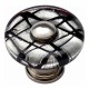 Atlas 3208-CH Eclipse Glass Round Cabinet Knob, Polished Chrome, 1-1/2"
