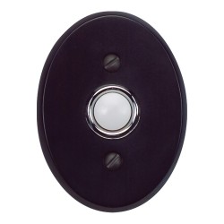 Atlas DB646-BL Traditionalist Door Bell, Matte Black