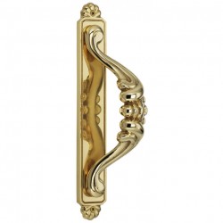 Omnia 515 Door Pull with Backplate 8-1/2" Overall (US3)