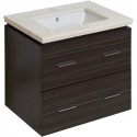 American Imaginations AI-727 Plywood-Melamine Vanity Set In Dawn Grey