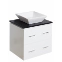 American Imaginations AI-734 Plywood-Veneer Vanity Set In White