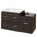 American Imaginations AI-1289 Plywood-Melamine Vanity Set In Dawn Grey