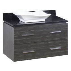 American Imaginations AI-1488 Plywood-Melamine Vanity Set In Dawn Grey