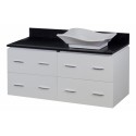 American Imaginations AI-1539 Plywood-Veneer Vanity Set In White