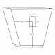 American Imaginations AI-9009 Plywood-Melamine Vanity Set In Wenge With Single Hole CUPC Faucet