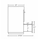 American Imaginations AI-9065 Plywood-Melamine Vanity Set In Wenge With Single Hole CUPC Faucet