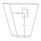 American Imaginations AI-9065 Plywood-Melamine Vanity Set In Wenge With Single Hole CUPC Faucet