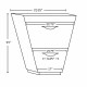 American Imaginations AI-9278 Plywood-Melamine Vanity Set In Wenge With 8-in. o.c. CUPC Faucet