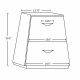 American Imaginations AI-9289 Plywood-Melamine Vanity Set In Wenge With Single Hole CUPC Faucet