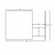American Imaginations AI-10513 Plywood-Melamine Vanity Set In Dawn Grey With Single Hole CUPC Faucet