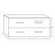 American Imaginations AI-10598 Plywood-Melamine Vanity Set In Dawn Grey With Single Hole CUPC Faucet