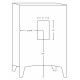 American Imaginations AI-17523 Plywood-Veneer Vanity Set In White