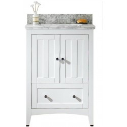 American Imaginations AI-17527 Plywood-Veneer Vanity Set In White