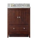 American Imaginations AI-17538 Plywood-Veneer Vanity Set In Walnut
