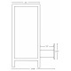 American Imaginations AI-17563 Plywood-Veneer Vanity Set In White