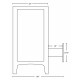 American Imaginations AI-17597 Plywood-Veneer Vanity Set In Walnut