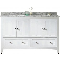 American Imaginations AI-17721 Plywood-Veneer Vanity Set In White