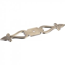 Elements WB150-AB Kingsport Knob Backplate, Overall Length-6 1/16", Finish-Brushed Antique Brass