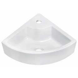 American Imaginations AI-367 26.25-in. W x 18.5-in. D Above Counter Unique Vessel In White Color For Single Hole Faucet