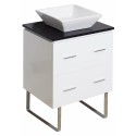 American Imaginations AI-732 Plywood-Veneer Vanity Set In White