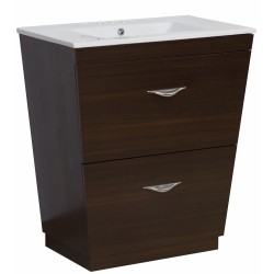 American Imaginations AI-1193 Plywood-Melamine Vanity Set In Wenge