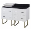 American Imaginations AI-1410 Plywood-Veneer Vanity Set In White