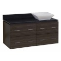 American Imaginations AI-1480 Plywood-Melamine Vanity Set In Dawn Grey