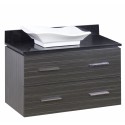 American Imaginations AI-1487 Plywood-Melamine Vanity Set In Dawn Grey