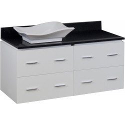 American Imaginations AI-1500 Plywood-Veneer Vanity Set In White