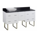 American Imaginations AI-1513 Plywood-Veneer Vanity Set In White