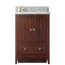 American Imaginations AI-17490 Plywood-Veneer Vanity Set In Walnut