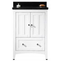 American Imaginations AI-17524 Plywood-Veneer Vanity Set In White