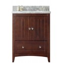 American Imaginations AI-17552 Plywood-Veneer Vanity Set In Walnut