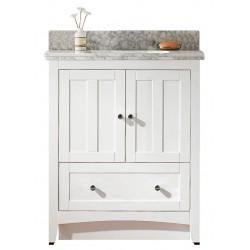 American Imaginations AI-17566 Plywood-Veneer Vanity Set In White