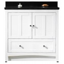 American Imaginations AI-17606 Plywood-Veneer Vanity Set In White
