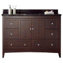 American Imaginations AI-17640 Plywood-Veneer Vanity Set In Walnut