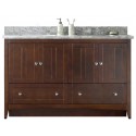 American Imaginations AI-17686 Plywood-Veneer Vanity Set In Walnut