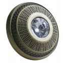 American Imaginations AI-375 1.25-in.W Round Brass Cabinet Knob, Antique Brass