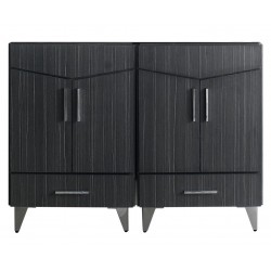 American imaginations AI-18132 Modern Plywood-Melamine Vanity Base Set Only In Dawn Grey
