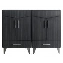 American imaginations AI-18132 Modern Plywood-Melamine Vanity Base Set Only In Dawn Grey