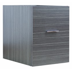 American imaginations AI-548 14-in. W x 17.8-in. H Modern Plywood-Melamine Modular Drawer In Dawn Grey