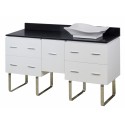 American Imaginations AI-1445 Plywood-Veneer Vanity Set In White