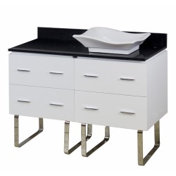 American Imaginations AI-1435 Plywood-Veneer Vanity Set In White