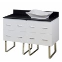 American Imaginations AI-1435 Plywood-Veneer Vanity Set In White