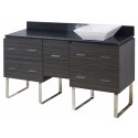 American Imaginations AI-1371 Plywood-Melamine Vanity Set In Dawn Grey