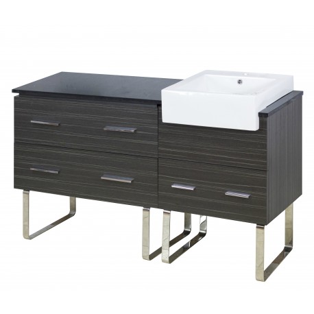 American Imaginations AI-1578 Plywood-Melamine Vanity Set In Dawn Grey