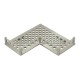 Deltana WBHDUC9 Bathroom Basket HD Universal Corner 9"